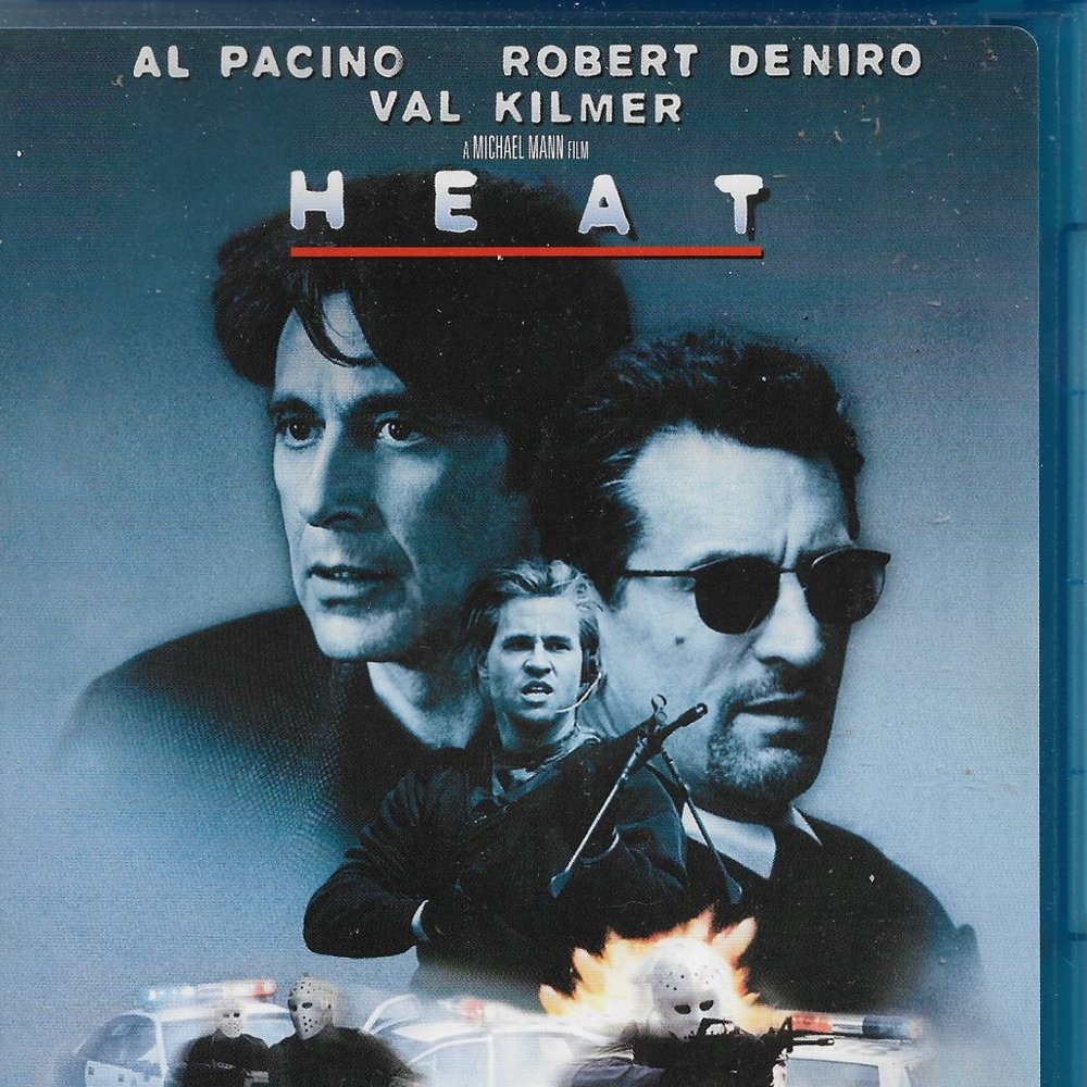 Heat Blu Ray Al Pacino Robert DeNiro Val Kilmer Tons of Special Features! MINT